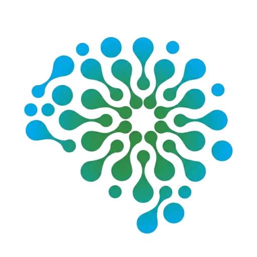 Neural network brain illustration